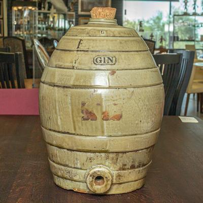 19th Century Stoneware Gin Keg