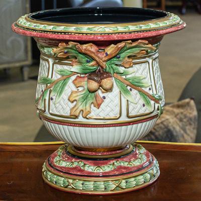 Fitz Floyd Garland Cache Pot