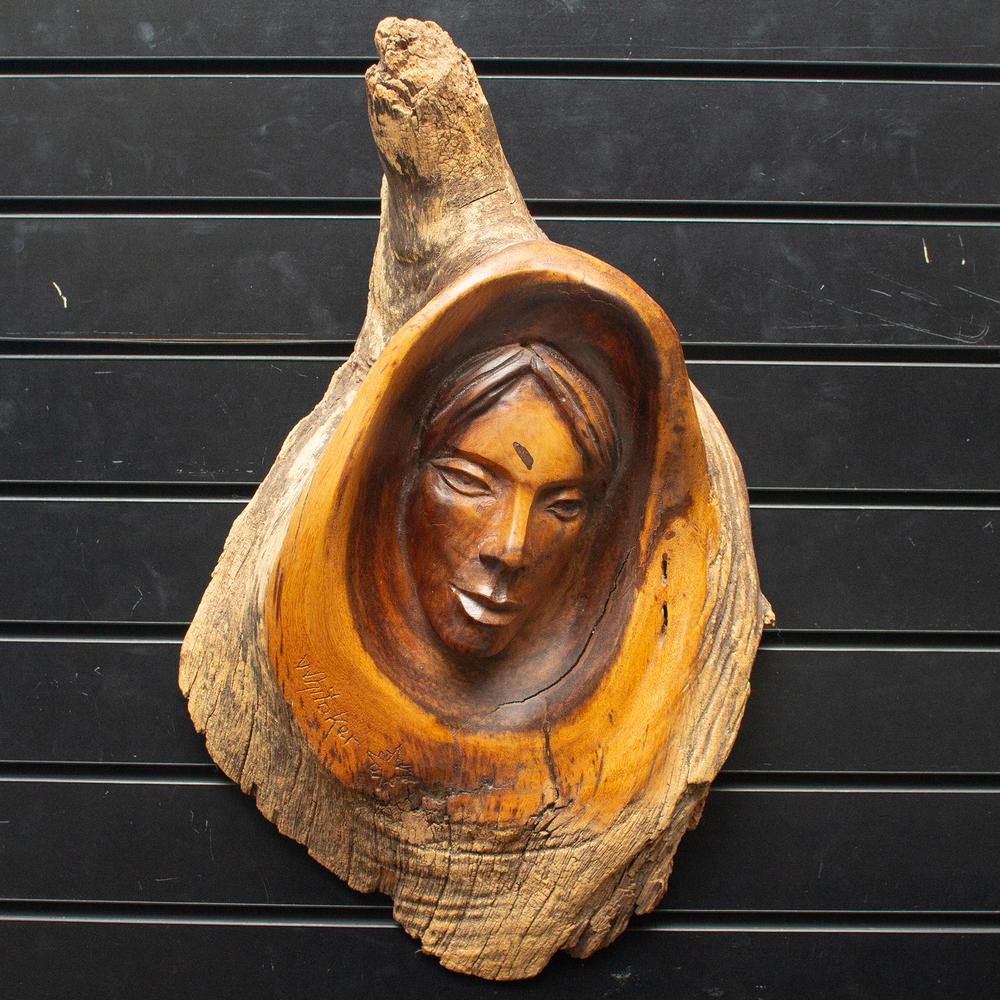 20x12 Whitaker Wood Face Tree Branch Carving