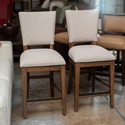 Kincaid Beige Kilmer Bar Stools 
