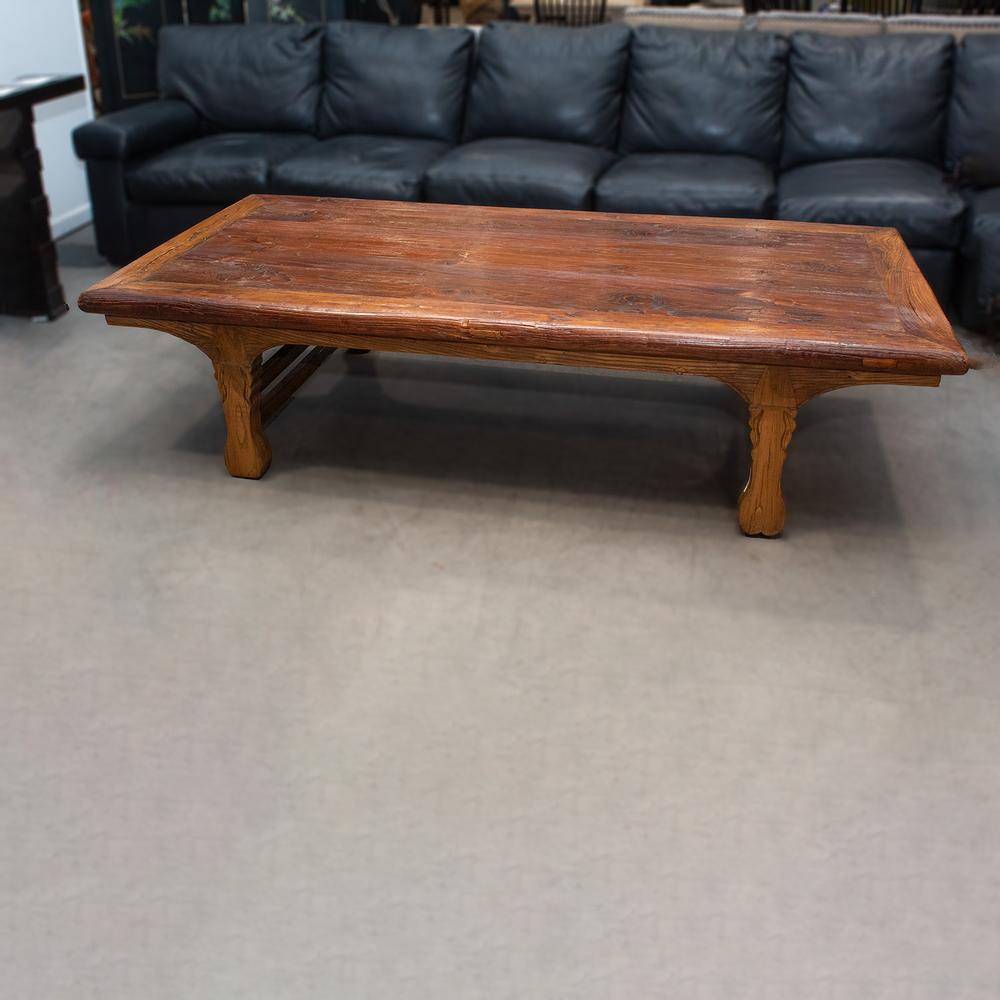 Solid Wood Rustic Coffee Table
