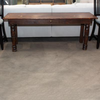 Solid Wood Console Table 