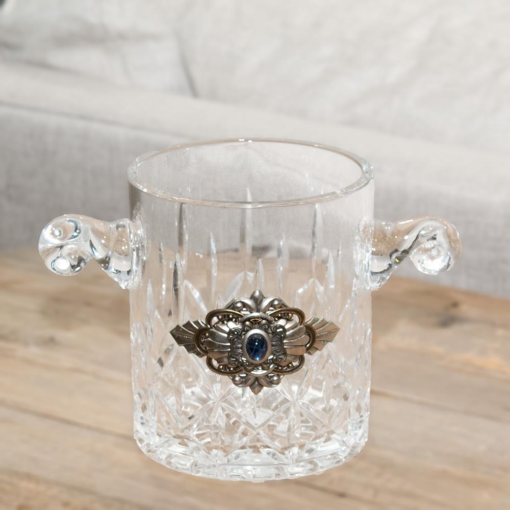 Ann Cichon Jeweled Ice Bucket