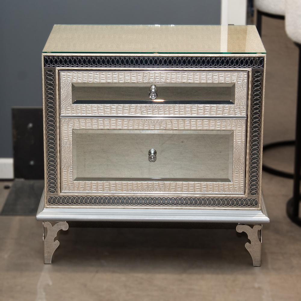 Michael Amini Hollywood Swank Nightstand