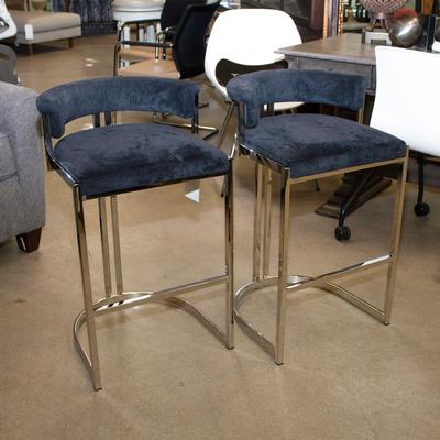  Pair of Eichholtz Dante Counter Stools