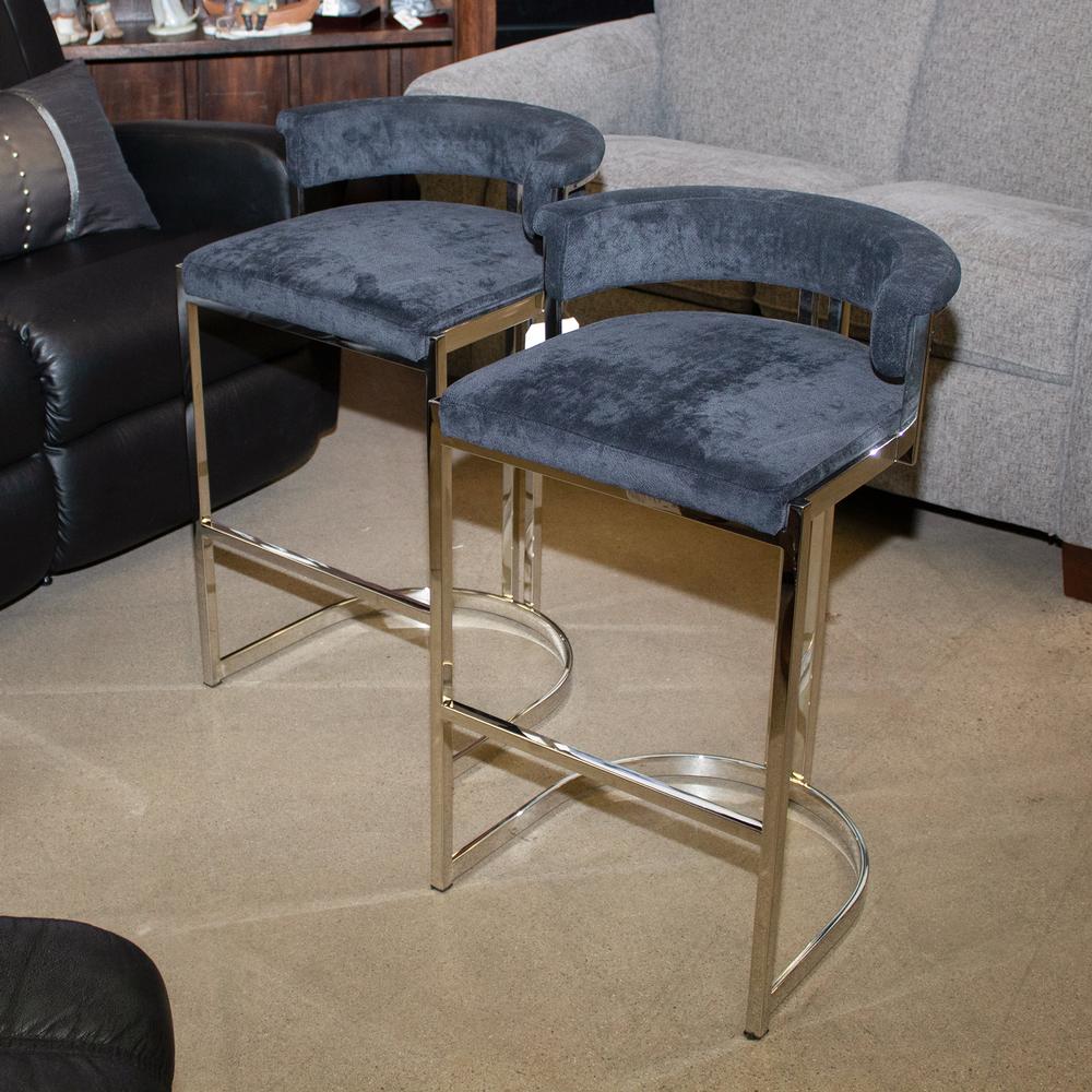 Pair Of Eichholtz Dante Counter Stools