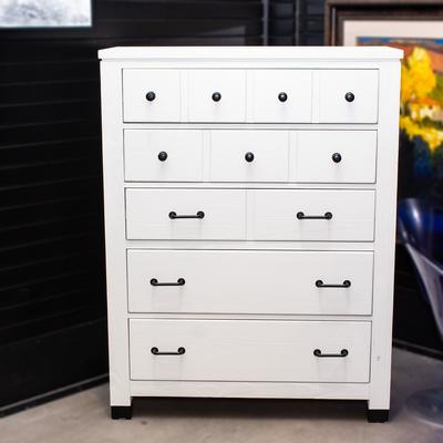 Harper White Springs 5-Drawer Chest 