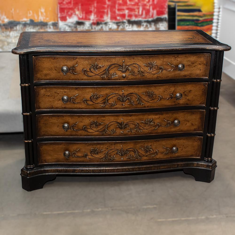 Painted 4- Door Chest