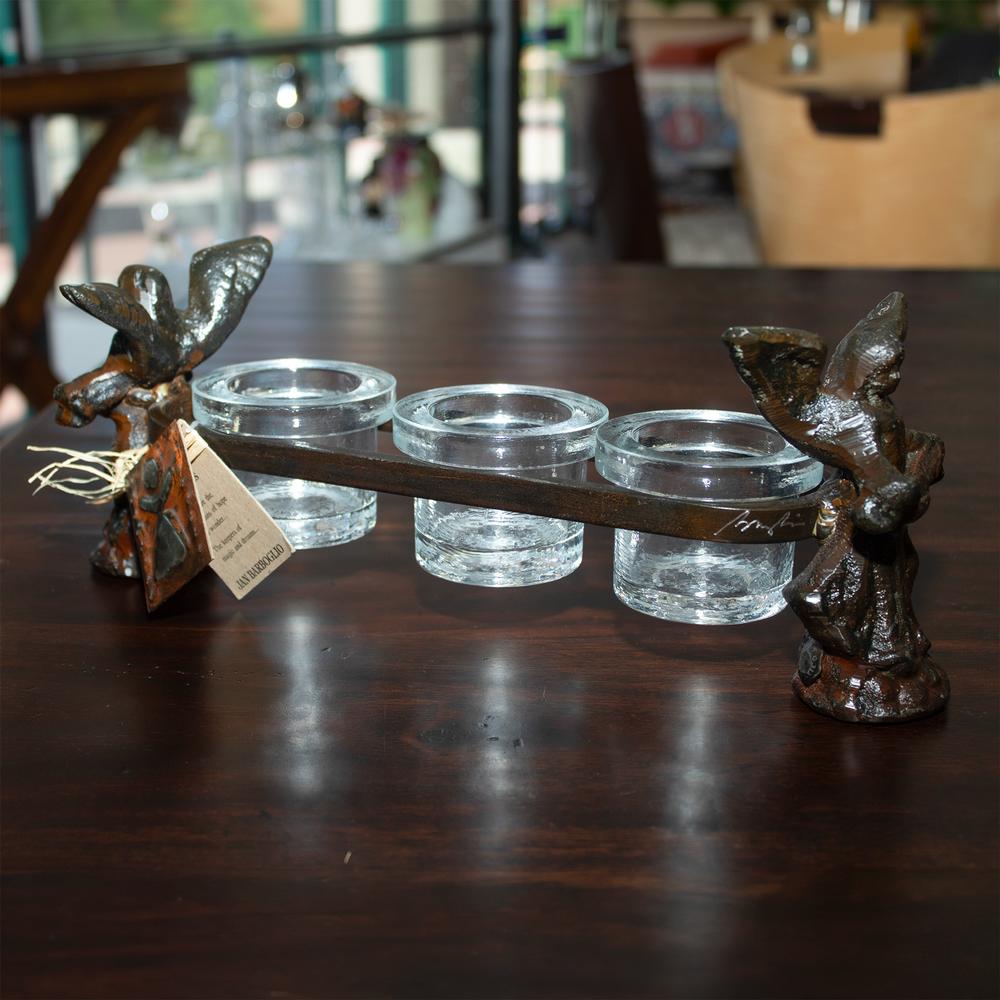 Jan Barbogilo Angel Votive Candle Holder