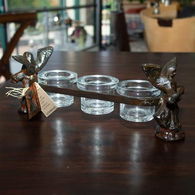 Jan Barbogilo Angel Votive Candle Holder