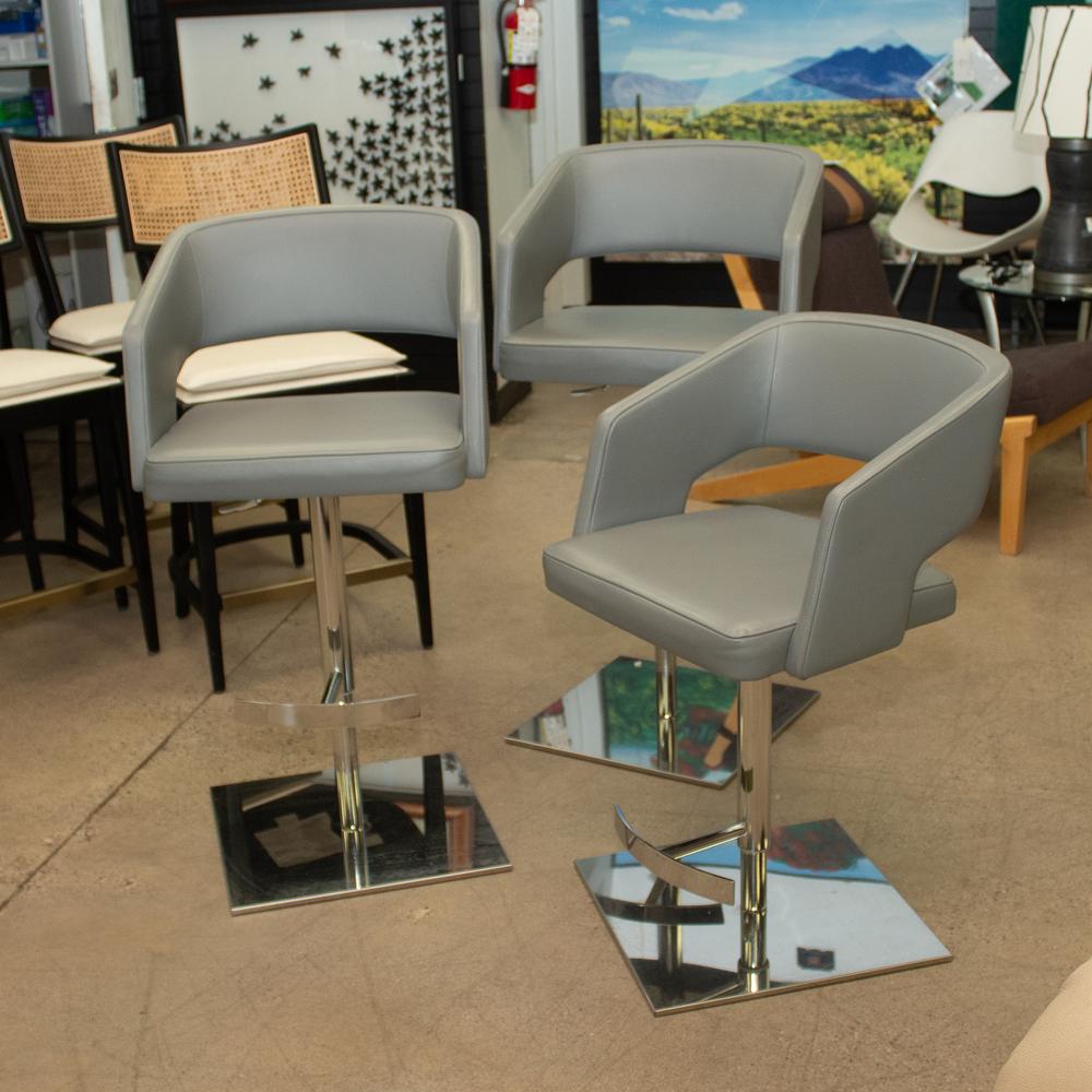 Potocco Set Of 3 Jollylift Bar Stools