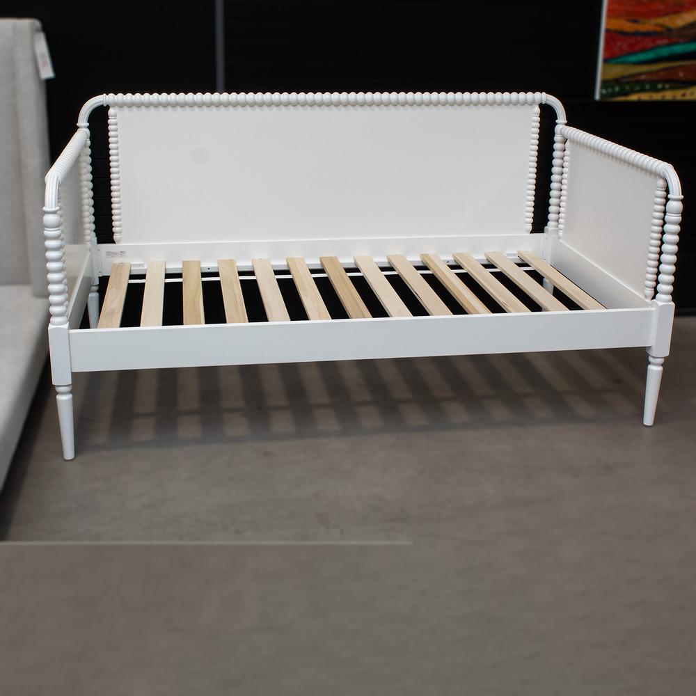 Crate + Barrel White Jenny Lindy Spindle Daybed