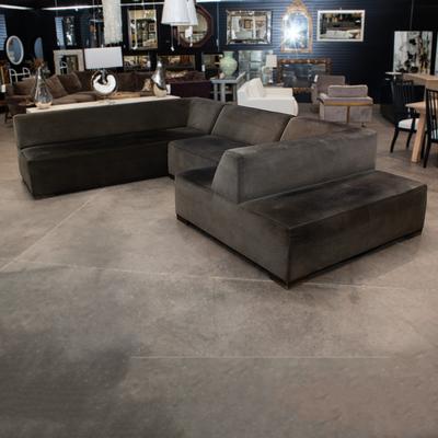 Contemporary Grey Sectional 