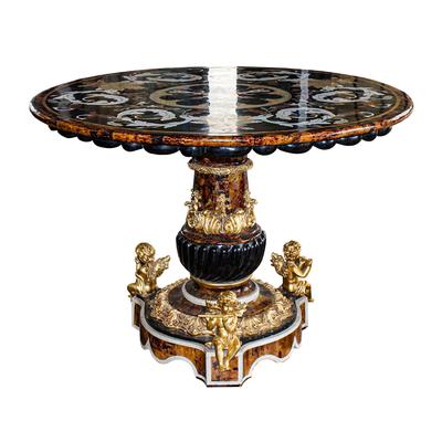 Luxury Mother of Pearl Boulle Entry Table