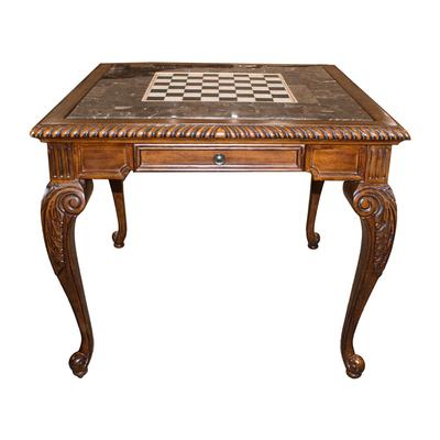 Marble Top Game Table