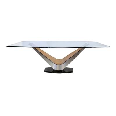 Victor Glass Top Dining Table