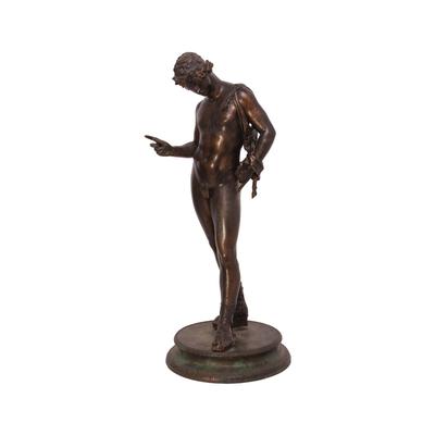 Bronze Narcissus Statue 2 FT Tall