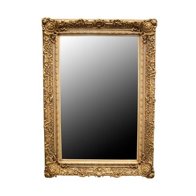 Bevel Off White Ornate Frame Mirror