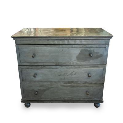 Restoration Hardware Metal Wrapped Chest