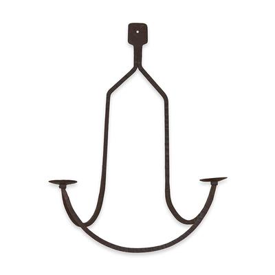 Jan Barboglio Iron Candle Wall Sconce