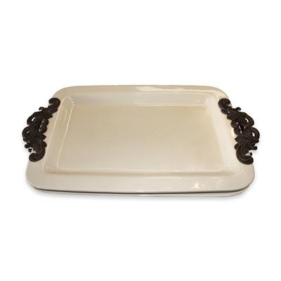  Horchow Pair of GG Collection Trays