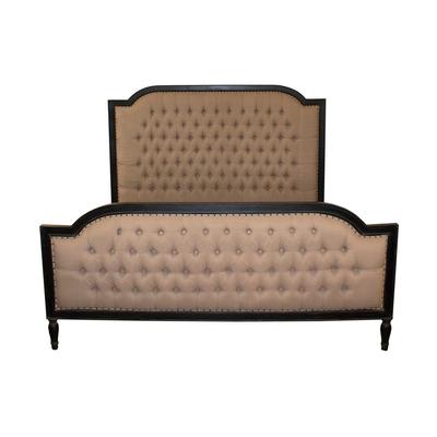 Ladlow's King Fabric Tufted Bed frame