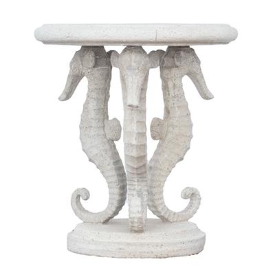 Resin Seahorse Outdoor Side Table