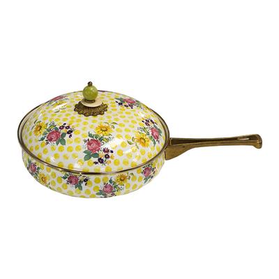 Mackenzie-Childs Buttercup Pan with Lid 
