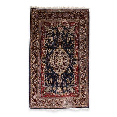 Blue and Red Persian Rug 