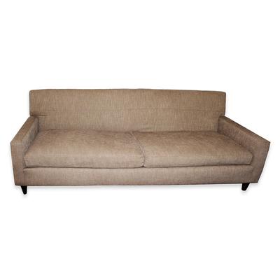 Tan Modern Fabric Sofa 