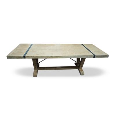 Light Finish with End Extenders Dining Table
