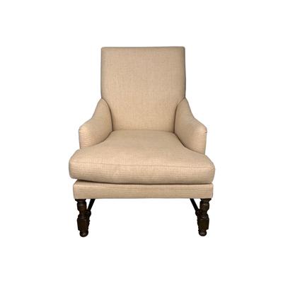 Upholstered Tan Armchair