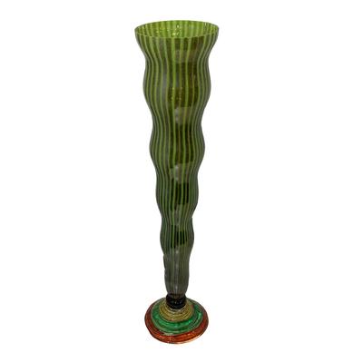Signed Vintage Glass Vase