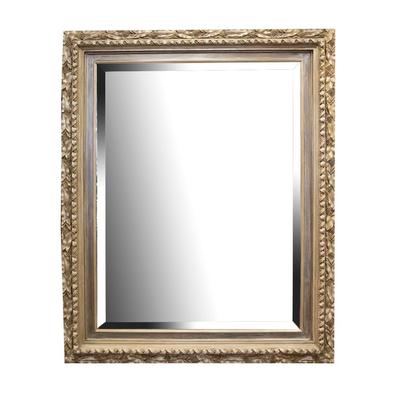 Metallic Bevel Framed Mirror 