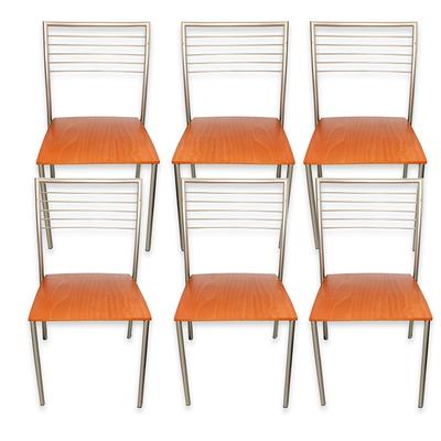 Set of 6 Calligaris Dining Chairs 
