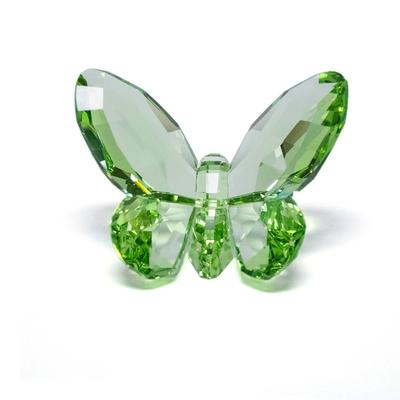 Swarovski Crystal Green Butterfly with Mirror & Box 