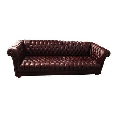 Custom Chesterfield Arizona Leather Sofa
