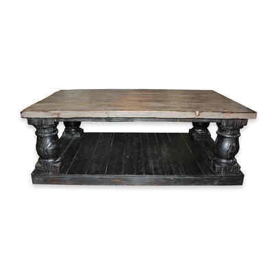 Custom Grey & Black Wood Table 