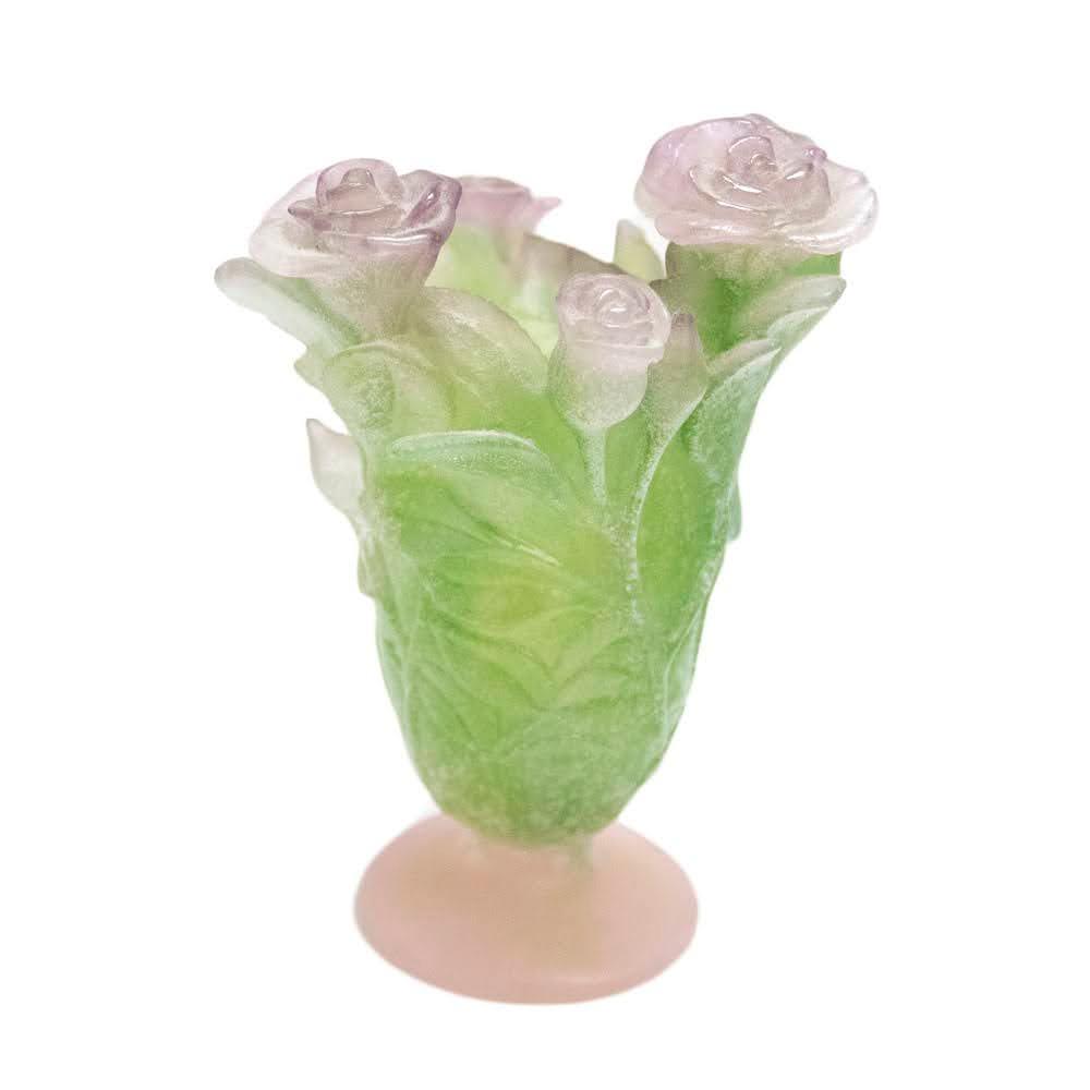  Daum Rose Vase