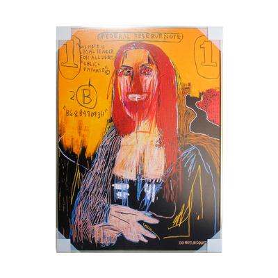 Basquiat Mona Lisa Canvas Print