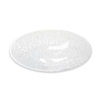 Tiffany & Co. Etched Bowl with Frosted Leaf Motif