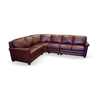 La-Z-Boy 4 Piece Bexley Leather Sectional Sofa 
