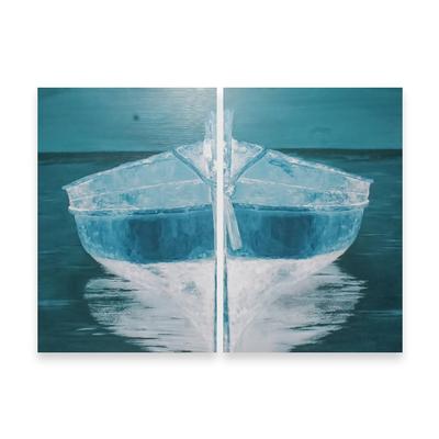 Boat Print Diptych 