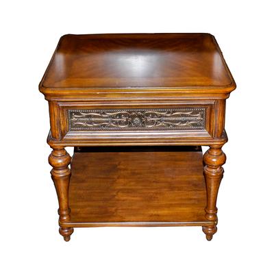 Pulaski Tuscan Style End Table with Drawer 