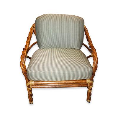 Twisted Rattan Chair 