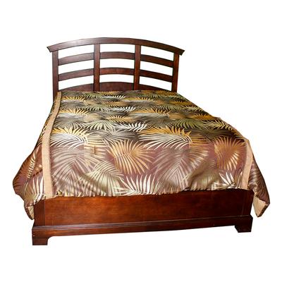 Macy's Collezione Europa Dark wood Queen Bed 