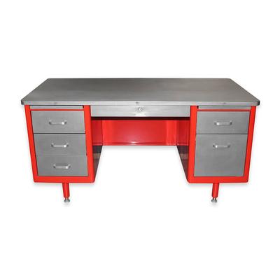 Red McDowell Craig Steel Desk