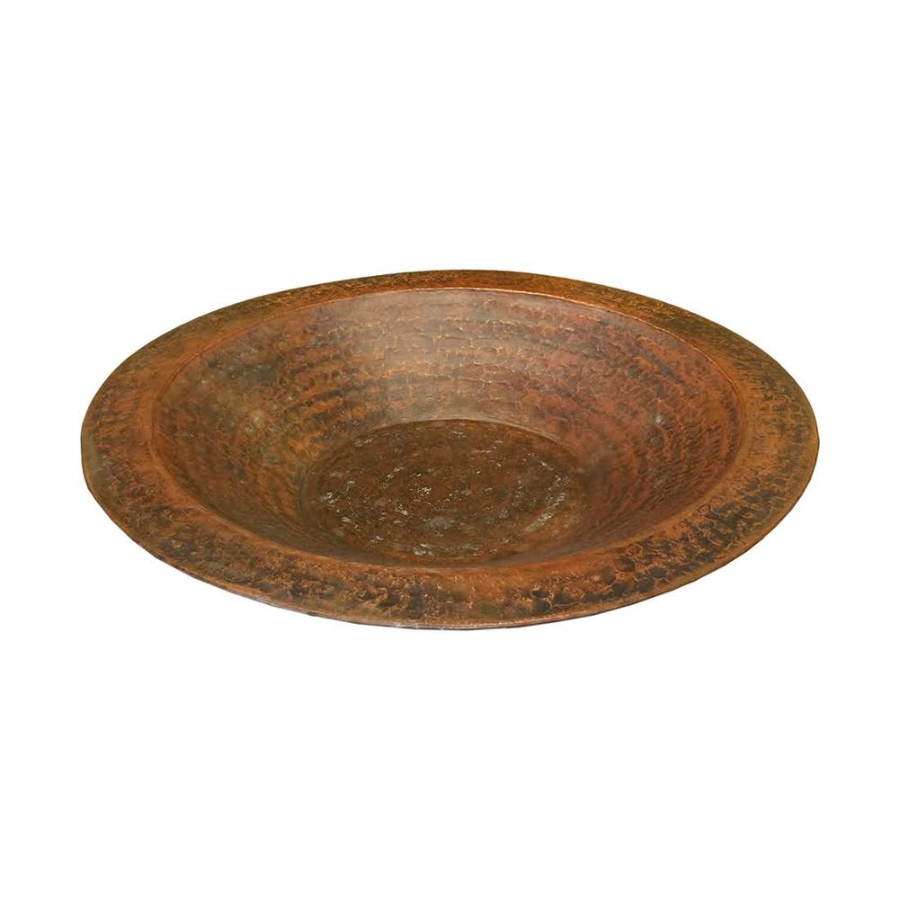  Palecek Round Hammered Copper Bowl