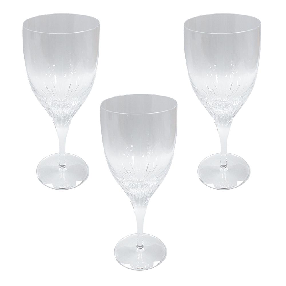  Set Of 3 Atlantis Sonnet Wine Glasses