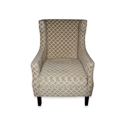 Pier 1 Imports Alec Gray Trellis Wing Chair 